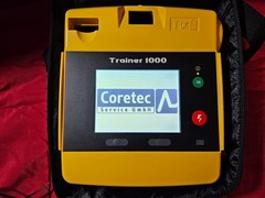 Coretec Trainer 1000 Defibrillator Guide Simulated Analysis cpr aed