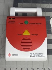 American Red Cross AED Trainer Training Practice Device English & Spanish WORKS