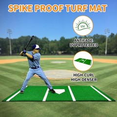 Honeypet Thickened Upgraded Version Baseball Hitting Mat Exercise Mat Softball