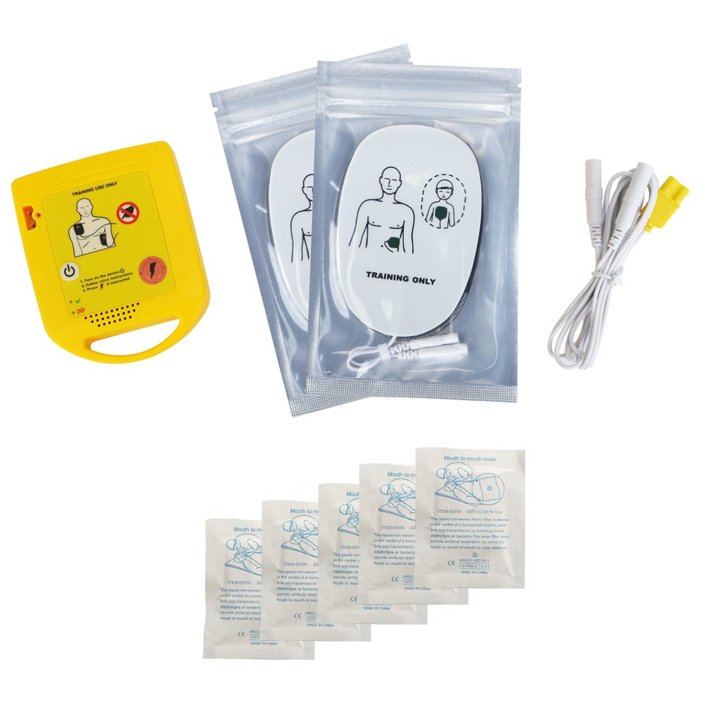 NEW Pocket AED Trainer XFT-D0009 Mini First Aid Training Unit CPR Train Kit