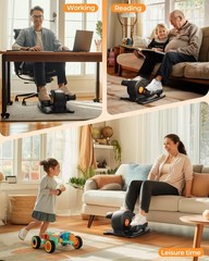 YOSUDA Under Desk Elliptical Electric,Elliptical for Seniors,Fully Assembled Sea