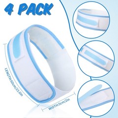 Tondiamo 4 Pcs Catheter Holder Urine Drainage Bag Leg Band Straps Blue