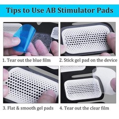 KASBEE ABS Gel Pads, 50PCS Muscle Stimulator Pads Replacement for Ultimate…