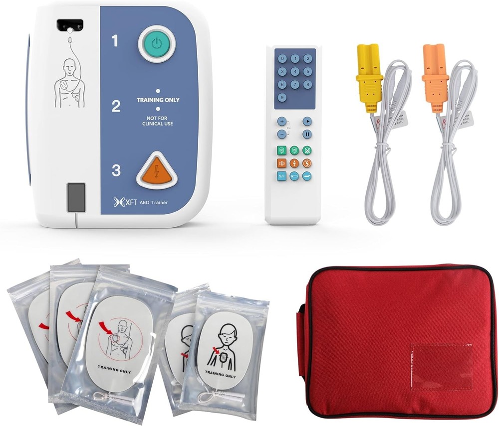 XFT AED Trainer First Aid Training Unit Teaching Kit XFT-120C+ Spanish & English