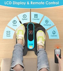 2025 New Under Desk Elliptical Portable Seated Pedal Exercise Machine