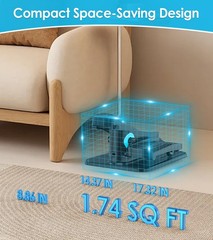 2025 New Under Desk Elliptical Portable Seated Pedal Exercise Machine