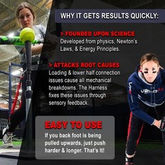 Big League Edge Vpx Softball Harness. Adds 4-6Mph Velocity Power In 3Wks.