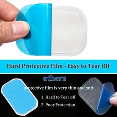 KASBEE ABS Gel Pads, 50PCS Muscle Stimulator Pads Replacement for Ultimate…