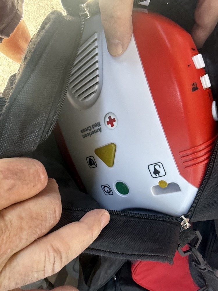 American Red Cross AED Trainer Training Practice Device English & Spanish WORKS