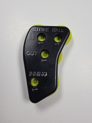 Deekin 4pcs 4 Wheel Baseball Umpire Clicker Indicator Gear Practice Black