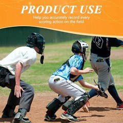 Deekin 4 Wheel Baseball Umpire Clicker Black Indicator Gear Practical Baseball C