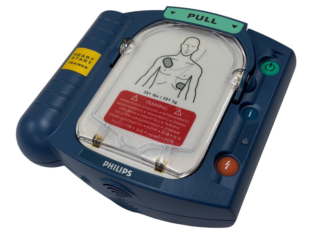 Philips HeartStart OnSite HS1 AED Trainer M5085A Defibrillator Training Unit