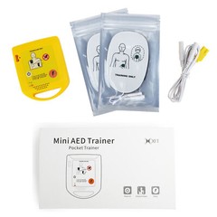 3X Mini AED Trainer XFT-D0009 First Aid Training CPR Train Electrode Pad English