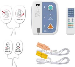 AED Trainer XFT-120C+ First Aid Training Teaching Kit Train Electrode Pad Cable