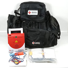 Defibrillator Trainer 6 pack American Red Cross AED CPR Adult & Child Pads