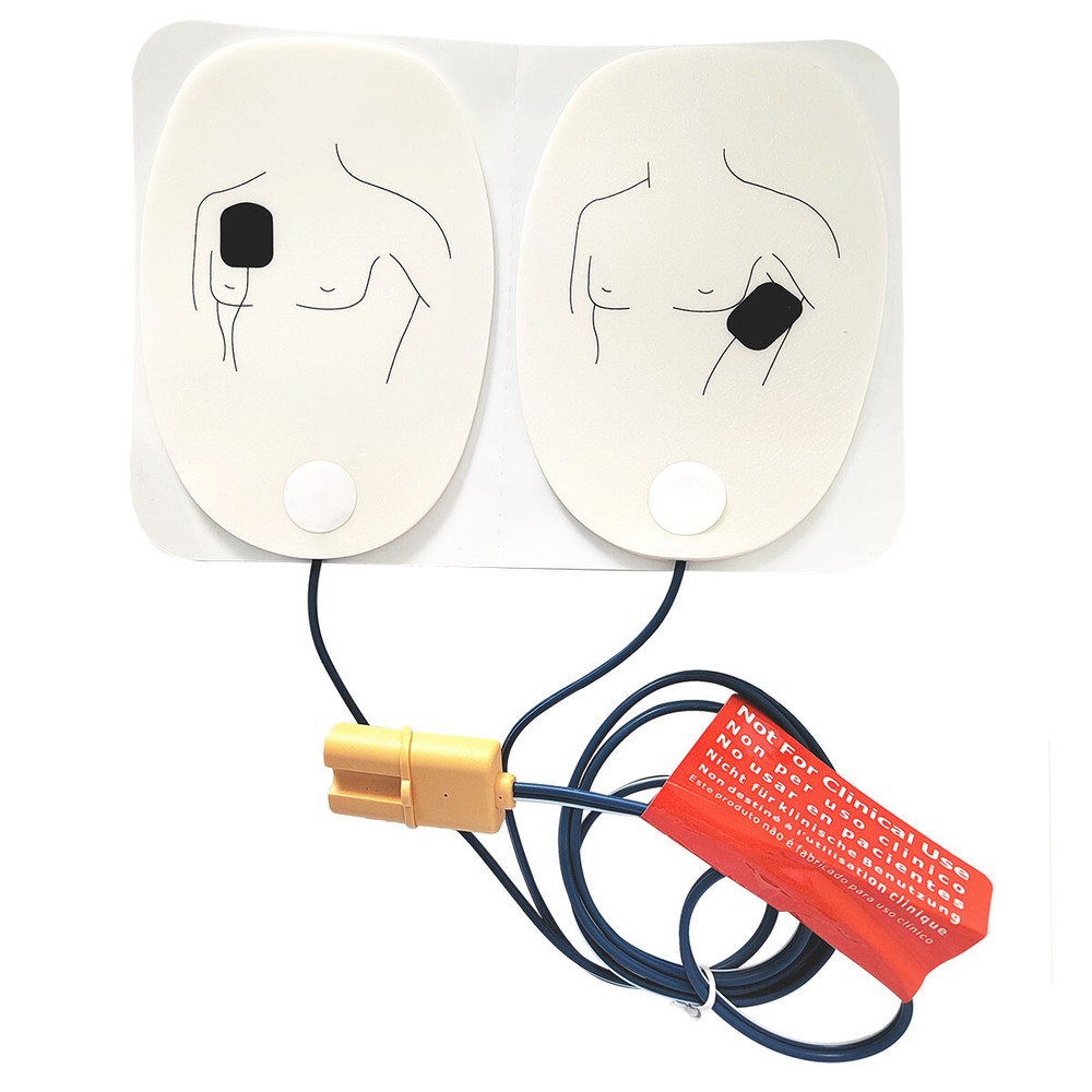 2 pairs Electrodes Replacement Training Pad For Defibrillate AED Training