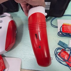American Red Cross AED Trainer CPR Training Defibrillator w Pads & Case SET OF 2