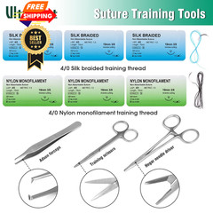 Ultrassist Suture Practice Kit for Medical and Vet Students, Starter Suture…