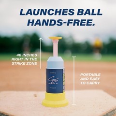 Bandit Sports Coach Rac Tee Popper Mini Hitting Tee For Perfect Swings Batting