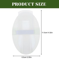 EXCEART 20Pcs Catheter Stabilization Device Legband 11X6.5X0.5CM, White