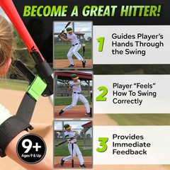 Swingrail Baseball/Softball Swing Trainer Aid – Equipment Batting And Hitting 31