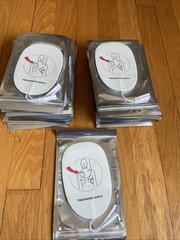 20 Pairs /Pack AED Adult Training Electrode Pads Replacement AED Training Pads