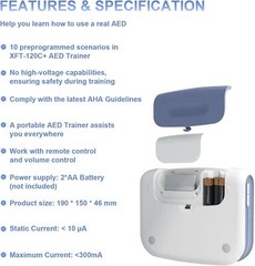 Voice Card Prompt of AED Trainer XFT-120C+ English French Spanish German Dutch