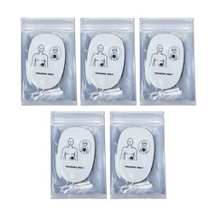 Mini AED Trainer Pads – 5 Pairs Practice Pads for Adult & Child Use, Replacement