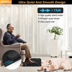 Electric Under Desk Elliptical Machine for Seniors, Quiet, Remote Control