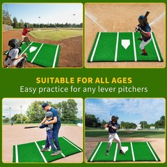 Honeypet Thickened Upgraded Version Baseball Hitting Mat Exercise Mat Softball
