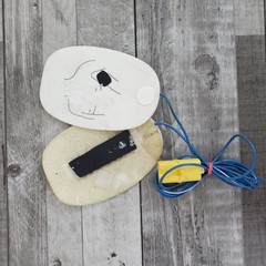 American Red Cross AED Trainer Training Practice Device English & Spanish WORKS