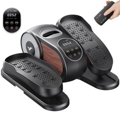 MERACH Under Desk Elliptical Machine Leg Exerciser Sitting Seniors Remote Contro