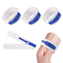 4 Pack Foley Catheter Leg Strap – 23.4″x2″ with Blue