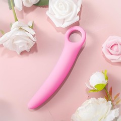 Tisancy 5 Size Silicone Pelvic Floor Muscle Dilator Exerciser Rose Red