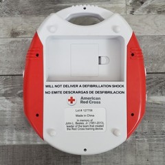 American Red Cross AED Trainer Training Practice Device English & Spanish WORKS