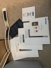 New (open Box) Lateral Philips AED Trainer 3 With Metal Strip And Docs
