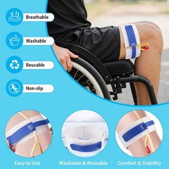 4 Pack Foley Catheter Leg Strap – 23.4″x2″ with Blue