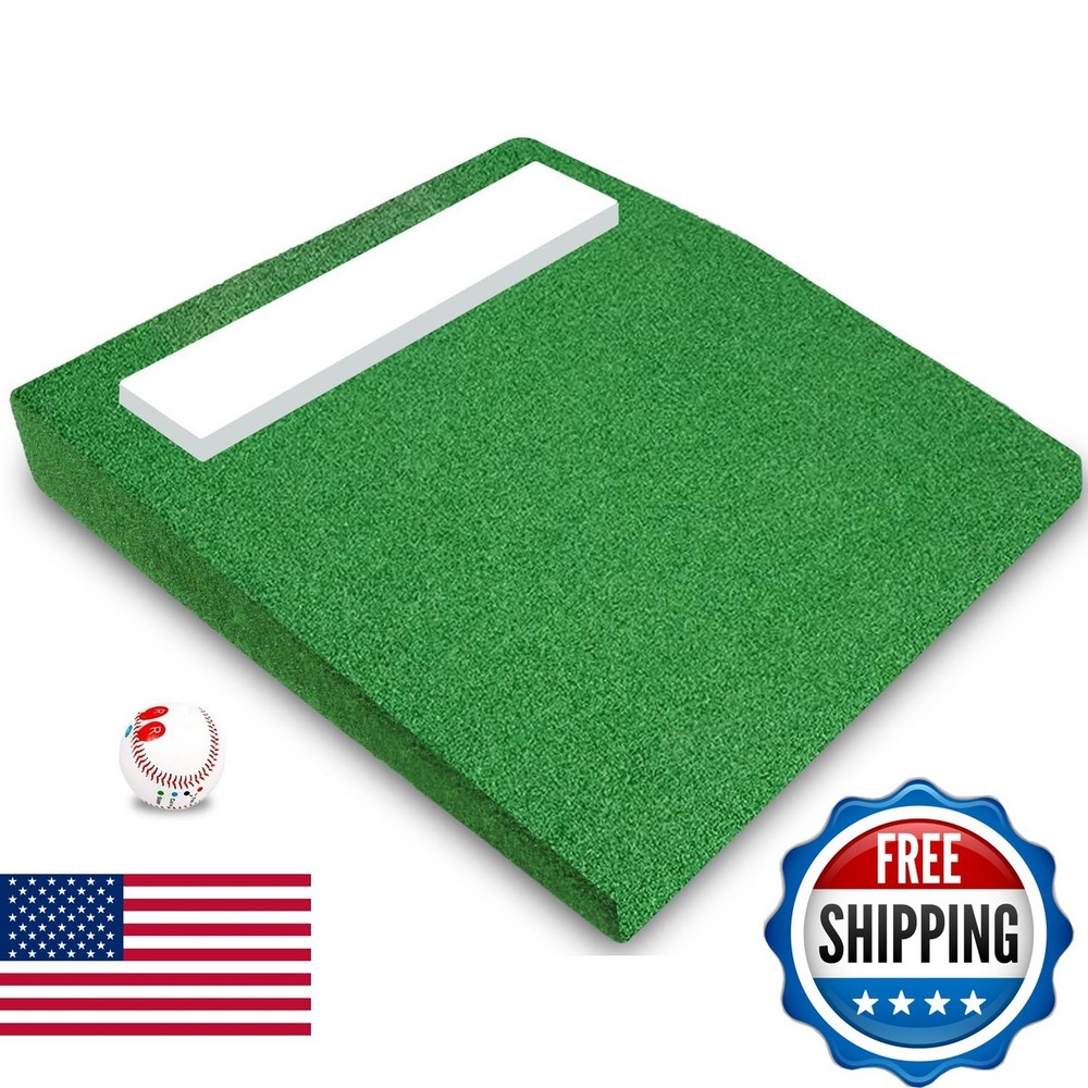 Kuibonu Pitching Mound Portable Baseball Pitchers Mound Pitching Rubber