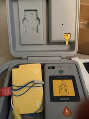 New (open Box) Lateral Philips AED Trainer 3 With Metal Strip And Docs