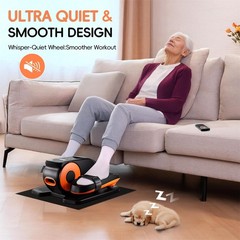 Under Desk Elliptical Machine Foot Exerciser – Seniors, Fully Assembled, Quiet,