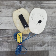 American Red Cross AED Trainer Training Practice Device English & Spanish WORKS