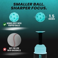 Bandit Sports Baseball Training Mini Tee Popper – Perfect Swings