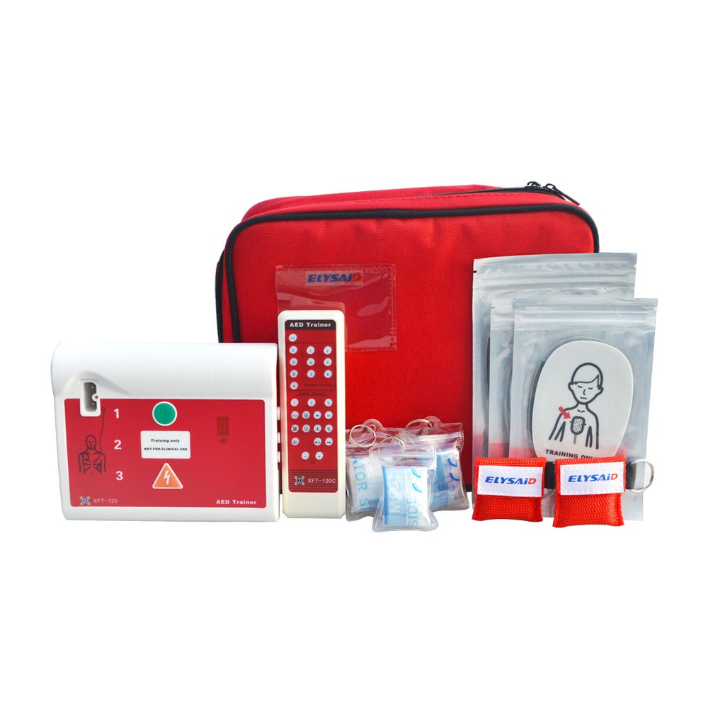 New Portable Automatic External AED Simulator AED Trainer CPR First Aid Training