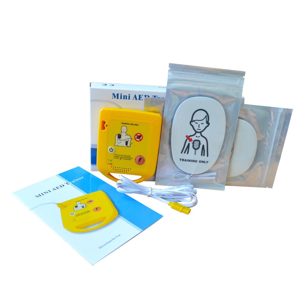 2set Size AED Trainer Emergency First Aid Kit Training Automatic External Device