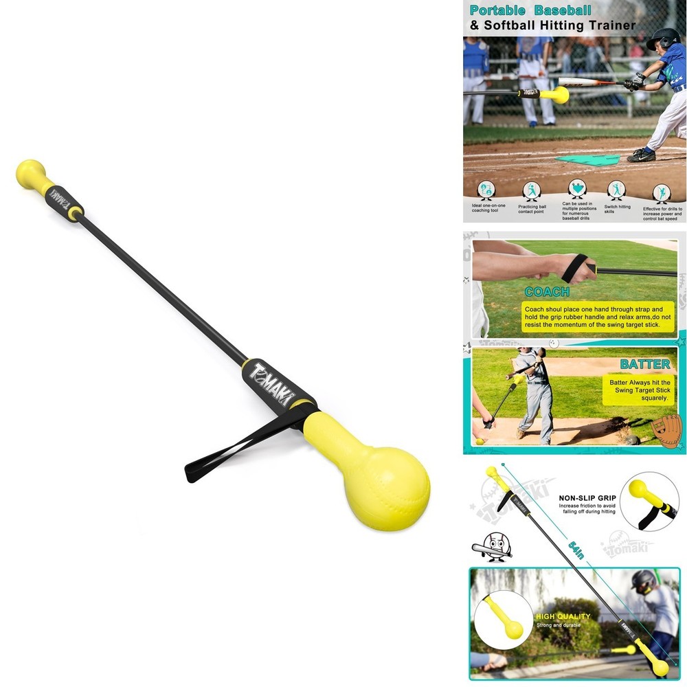 Tomaki Hitting Stick Batting Swing Trainer Batting Practice Equipment For And