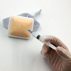 1Pcs Injection Pad-Plastic Intramuscular Injection Training Pad Nurse Medi_YC~gw
