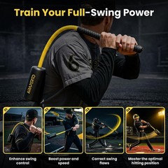 Airaperto Baseball Softball Rope Swing Trainer – Batting Training Tool Batting