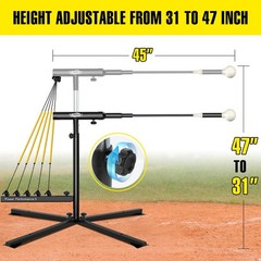 Playaput Baseball Softball Swing Trainer 5 Power Bandsauto Reset Baseball