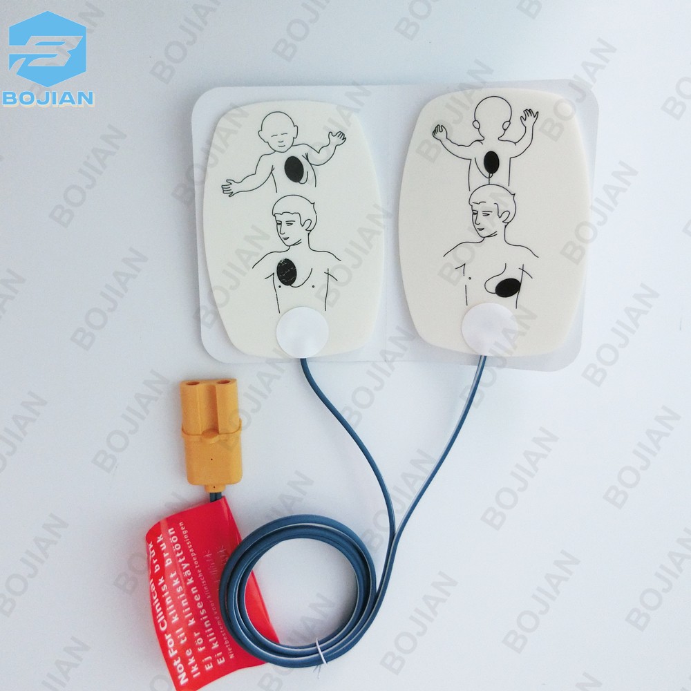 1 pair AED Training Electrodes Replacement Child Pads for HearStart AED Trainer