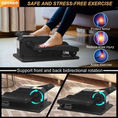 Under Desk Electric Elliptical Machine for Seniors, Quiet, 12-Level Exercise